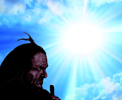 mefistofele cielo montaggio 2 stretto corna lunghe