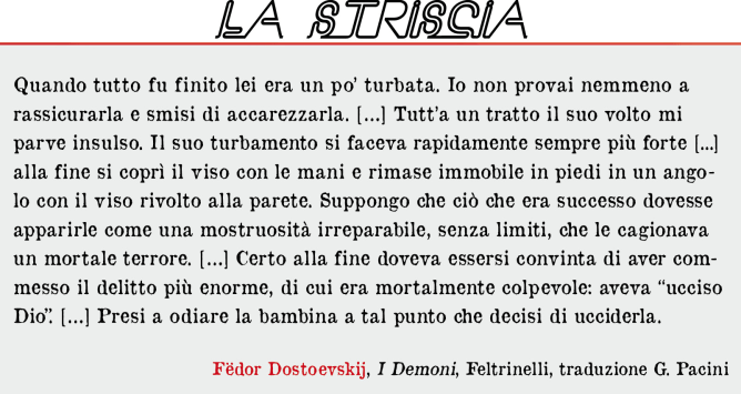 DOSTOEVSKIJ striscia