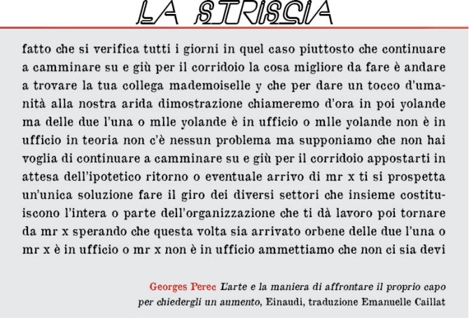 striscia perec 2. l'arte e la maniera