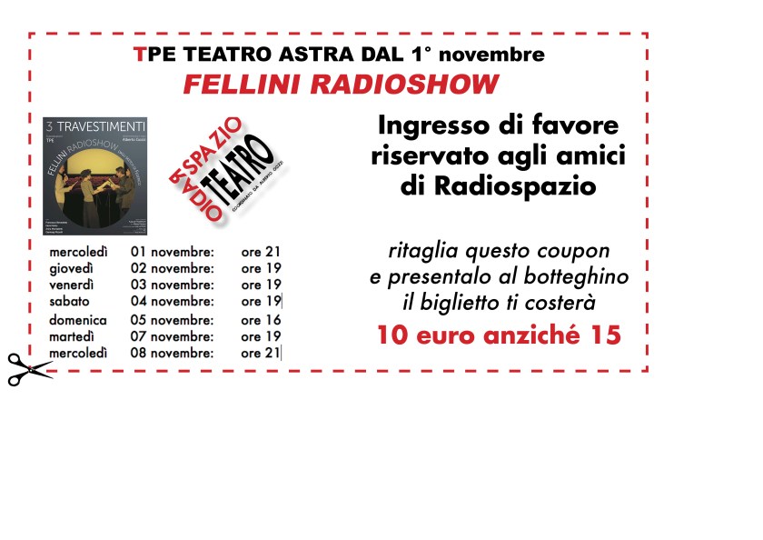 coupon settimana fellini