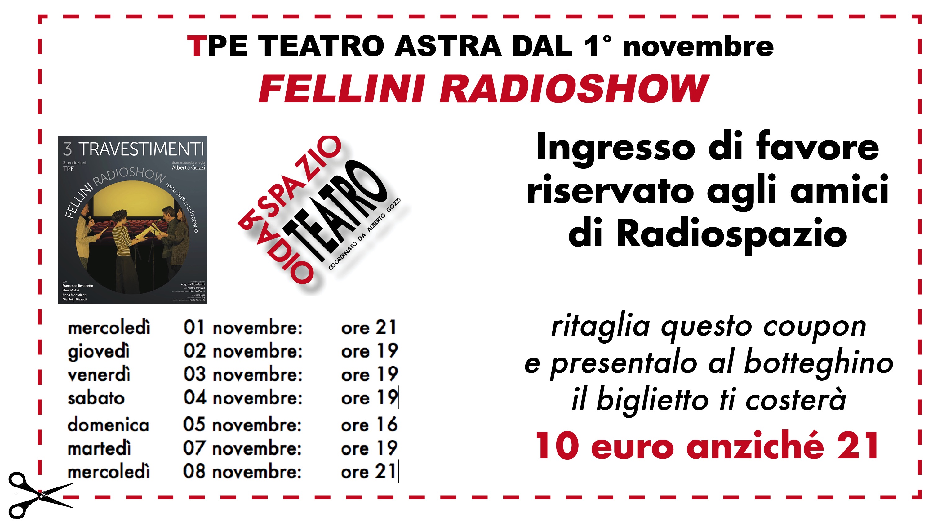 testata coupone fellini 21