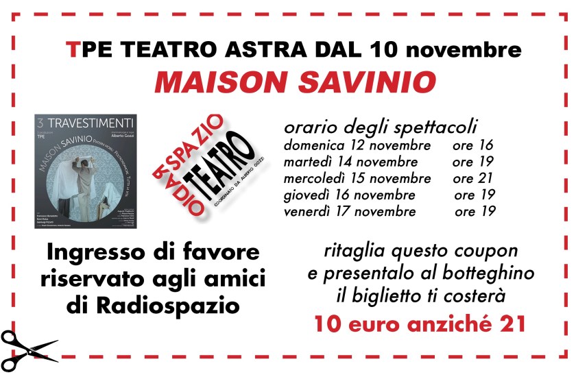 nuovo coupon savinio