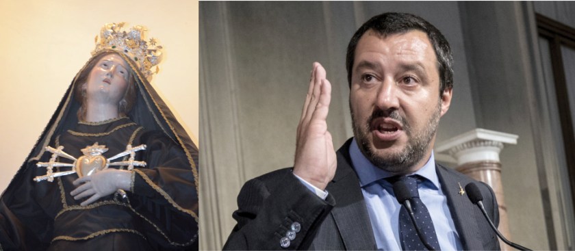 madonna e salvini